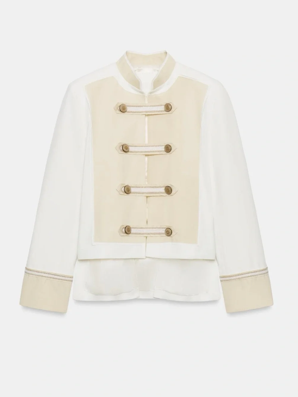 ZARA ZW Collection jacket featuring embossed gold button - Picture 5 of 15